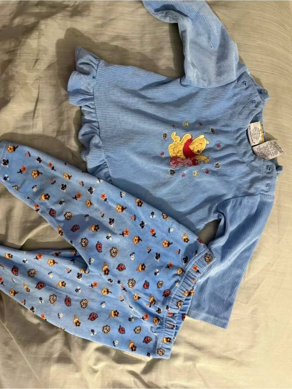 Disney Light Blue Winnie the Pooh Girls Matching Set